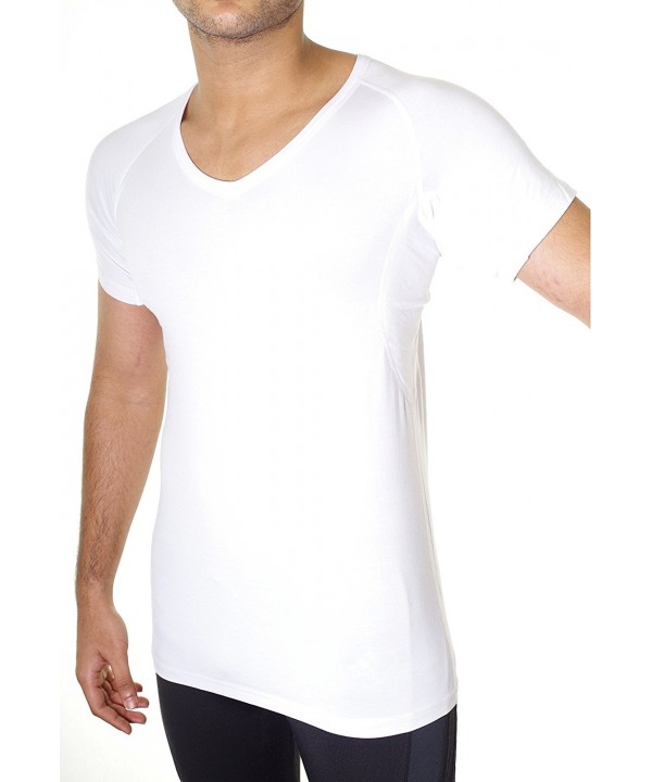 Sweat Proof Undershirts Micro Modal- Deep V Neck- Ultra Soft- Anti ...