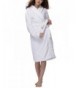 LUXEHOME Womens Flannel Bathrobe Luxury