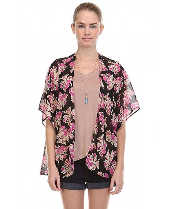 StellarChic Kimono cardigan coverups Blossoming