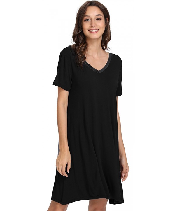 GYS Womens Sleeve Nightshirt Nightgown