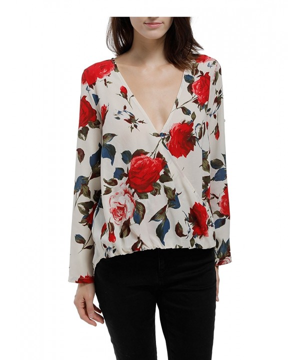 Blooming Jelly Womens Floral Chiffon
