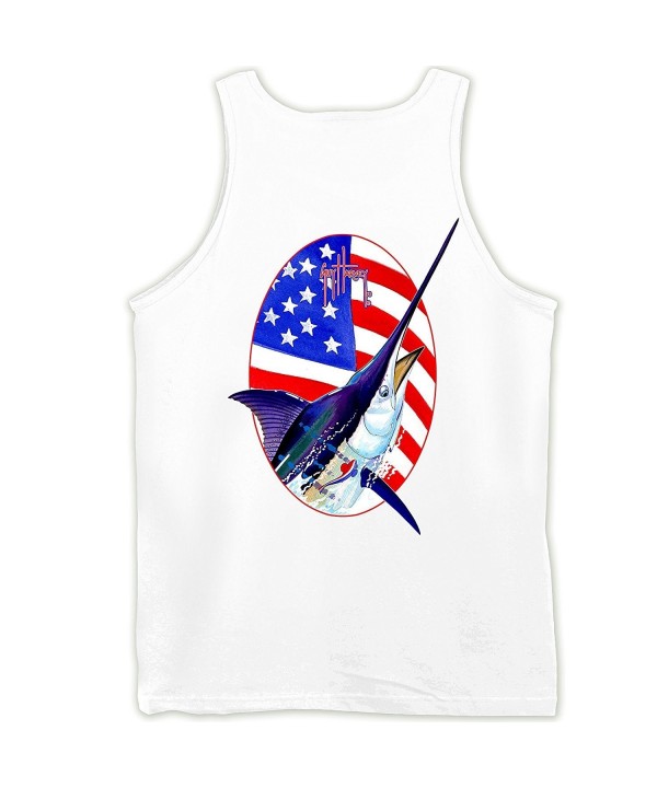 Guy Harvey Mens Merican White