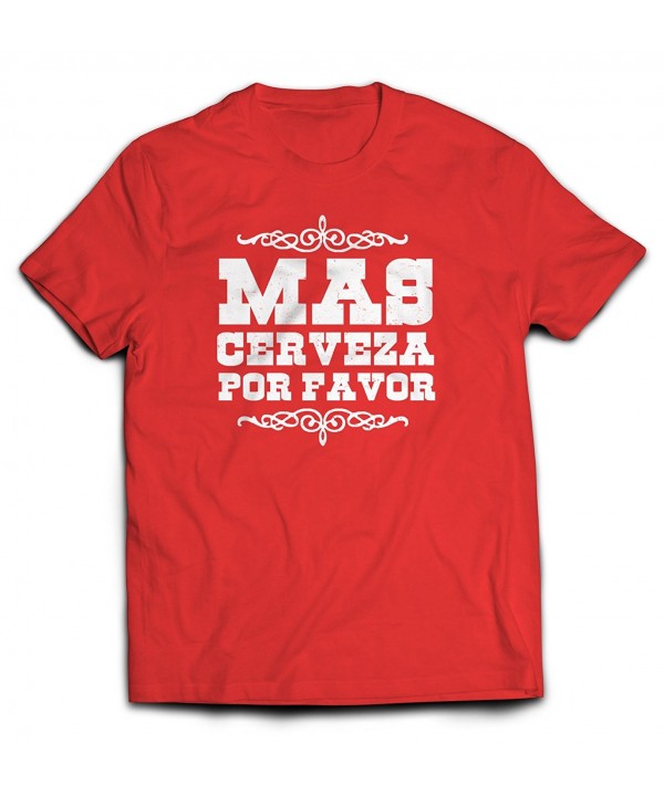 Mas Cerveza Favor T shirt Large