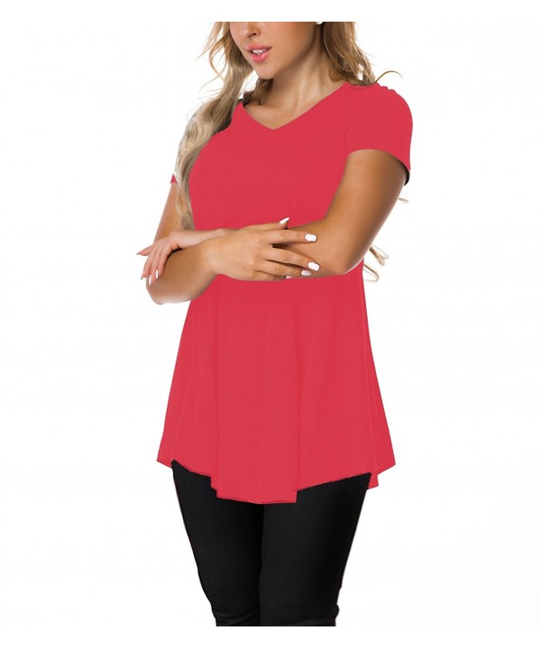 CPOKRTWSO Women V Neck Sleeve T Shirt