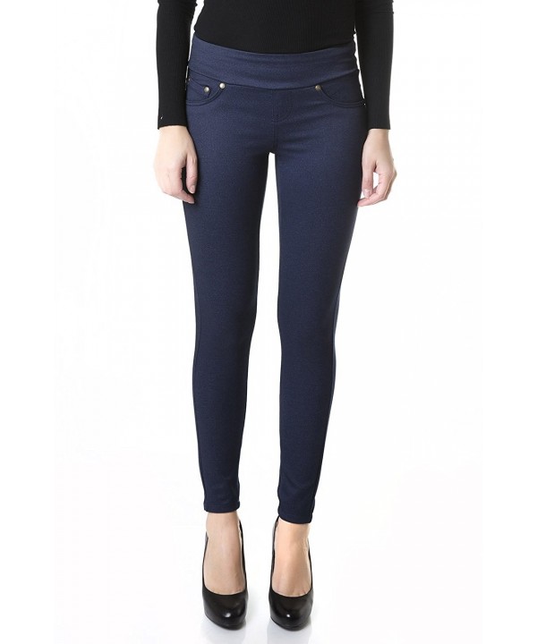 Suko Womenss Stretch Ponte Skinny