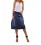 Style Country Chic Denim Skirt Blue 30