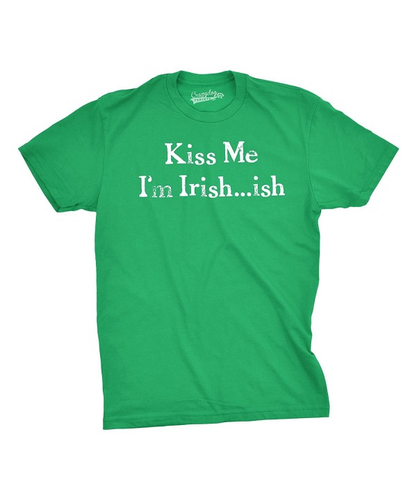 Mens Irish ish Tshirt Funny Patricks
