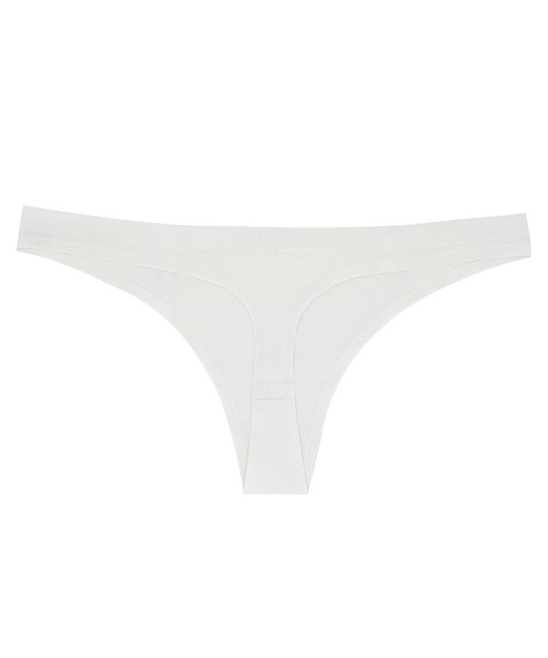 Seamless Thong Panties No Show Underwear Cheeky Bikini Bottom Invisible ...