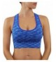 Womens Padded Sports Workout RR120 Blue