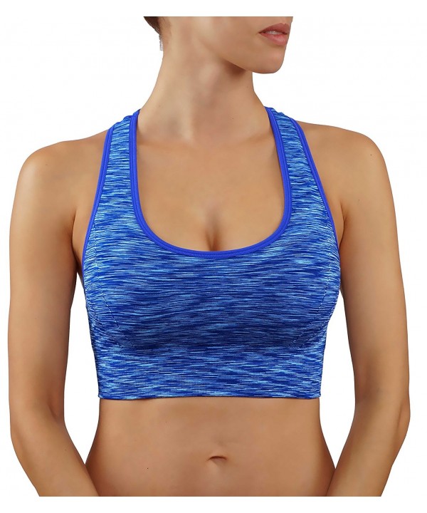 Womens Padded Sports Workout RR120 Blue