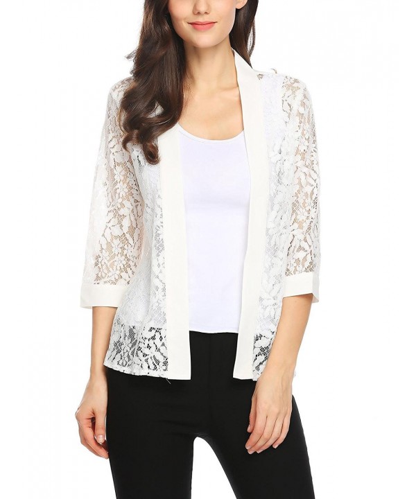 Grabsa Womens Casual Blouse Cardigan