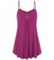 Messic Womens Sleeveless Pleated Magenta