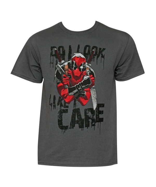 Mens Cotton Deadpool Shirt Large