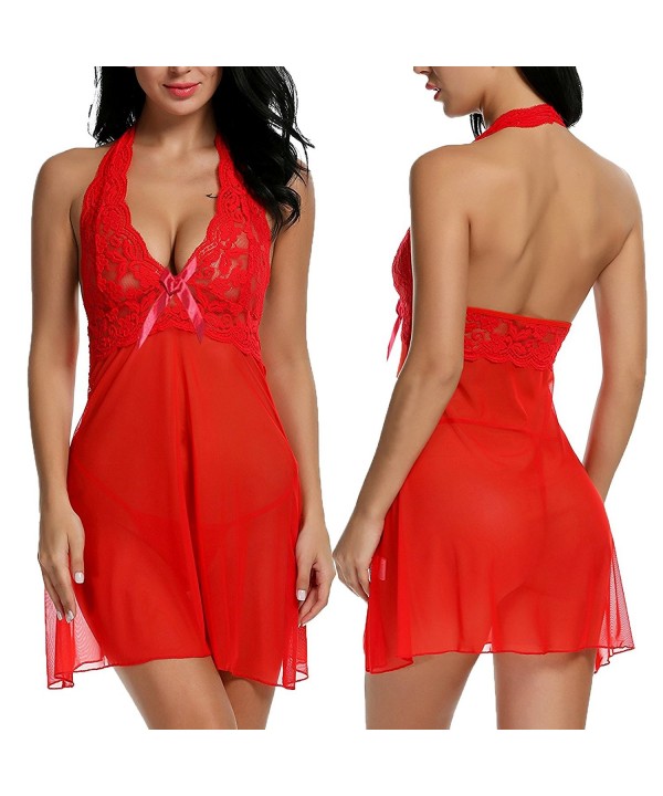 Backless Lingerie Nightwear Babydoll LAFIZZLE