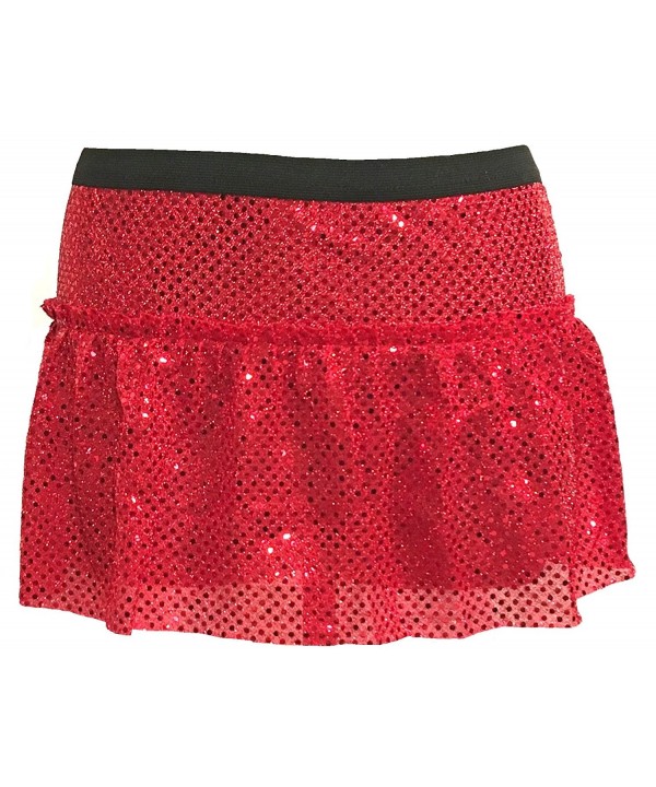 Sparkle Running Skirt Small Red