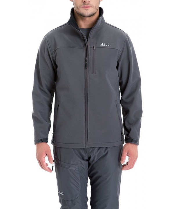 Clothin Windproof Softshell Front Zip Fleece Lined