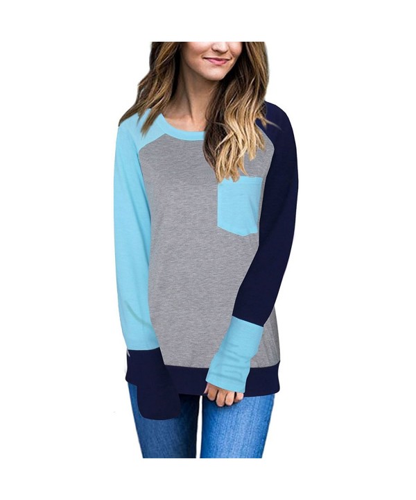 Exlura Womens Casual Crewneck T Shirt