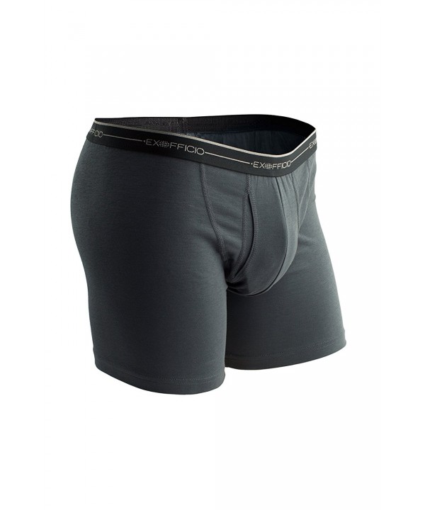 ExOfficio Mens Boxer Briefs Carbon