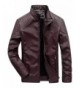 Tanming Lined Leather Jacket Outerwear