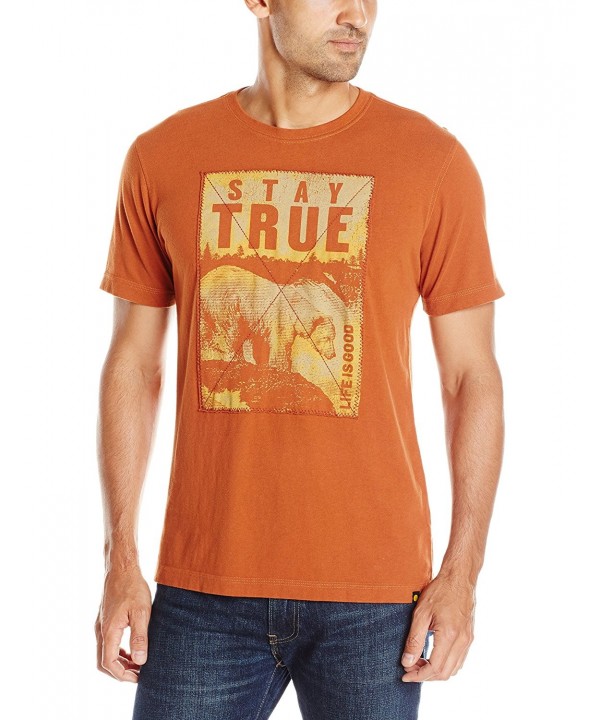 Men's Stay True Creamy T-Shirt (Rustic Copper)- Large - CV11UFV912J