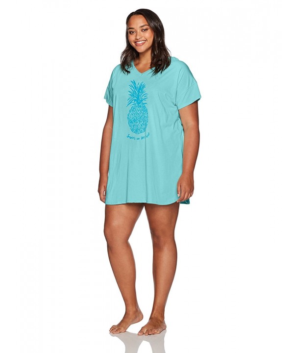 HUE Womens Happy Quote Splash