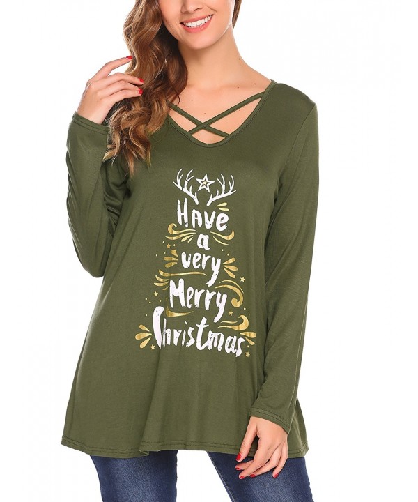 Yitrend Women Letter Print Christmas