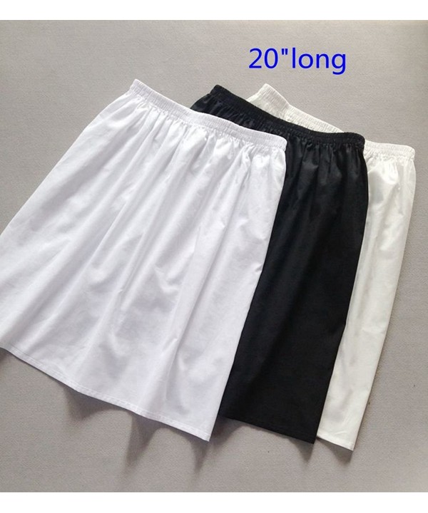 Women's Half Slip 100% Cotton Vintage Underskirt in 5 Lengths White ...