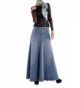 Style Flowing Love Long Skirt Blue 32