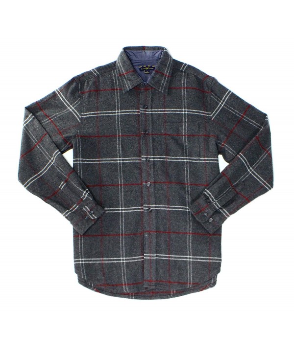 Club Room Sleeves Plaid Casual