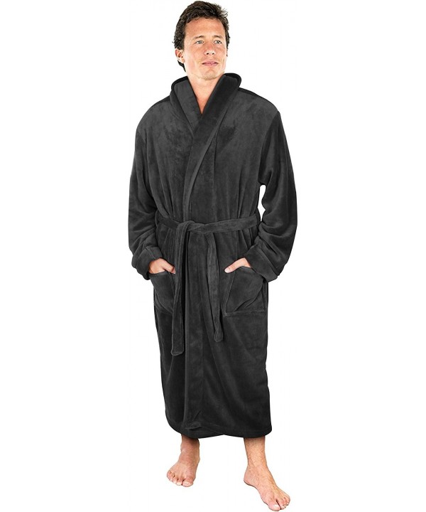 NY Threads Fleece Hooded Bathrobe