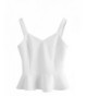 MakeMeChic Womens Sleeveless Ruffle Bustier