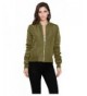 Tabeez Womens Military Inspired Bomber Pockets