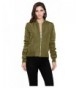Tabeez Womens Military Inspired Bomber Pockets