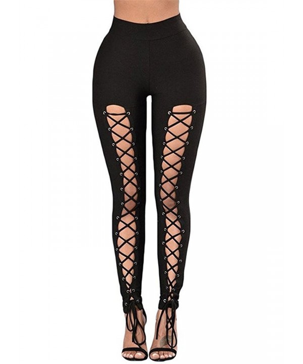 Dafina Specialties Womens Cutout Leggings