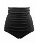 Aleumdr Waisted Bikini Pleated Tankinis