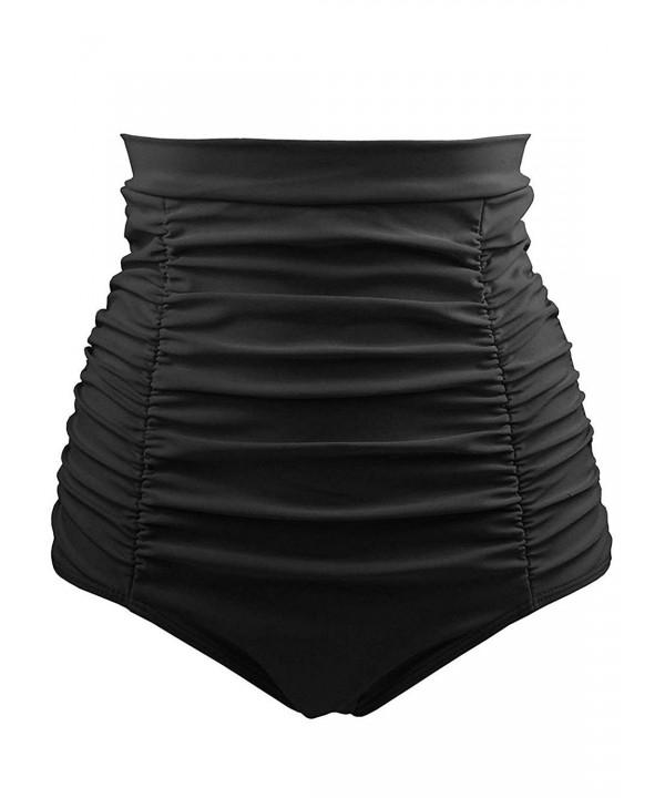 Aleumdr Waisted Bikini Pleated Tankinis