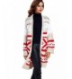 Young17 Shoulder Printed Striped Cardigan