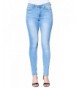 Glamsia Womens Skinny Jeans Light