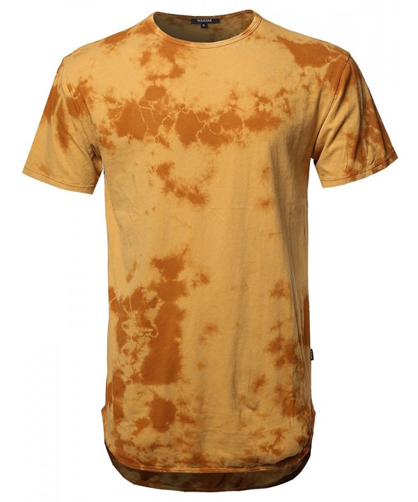 Youstar Casual Long Line T Shirt Mustard