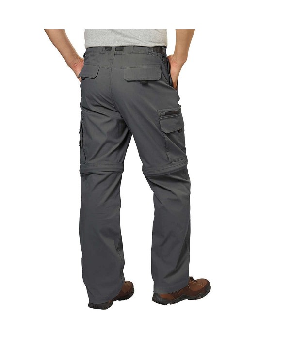 Mens Convertible Lightweight Comfort Stretch Cargo Pants or Shorts ...