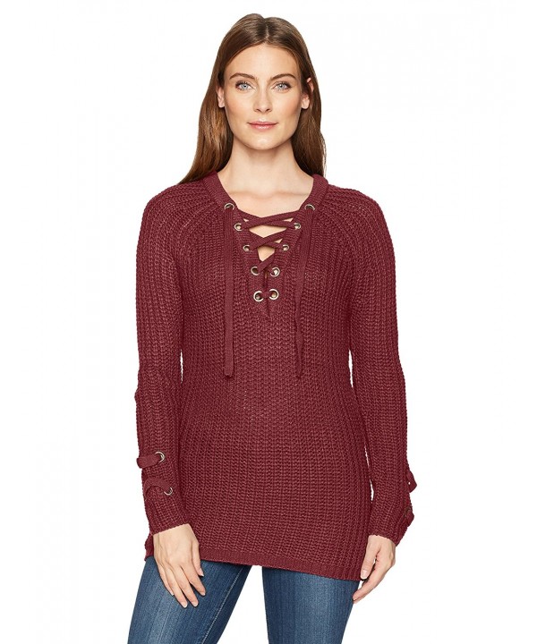 Allison Brittney Grommet Pullover Cordovan