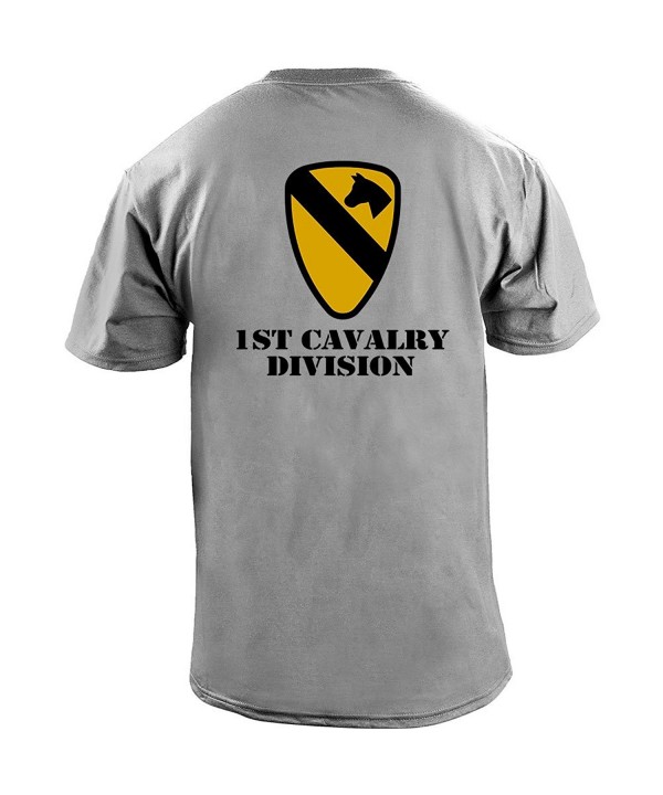 Cavalry Division Veteran T Shirt Heather