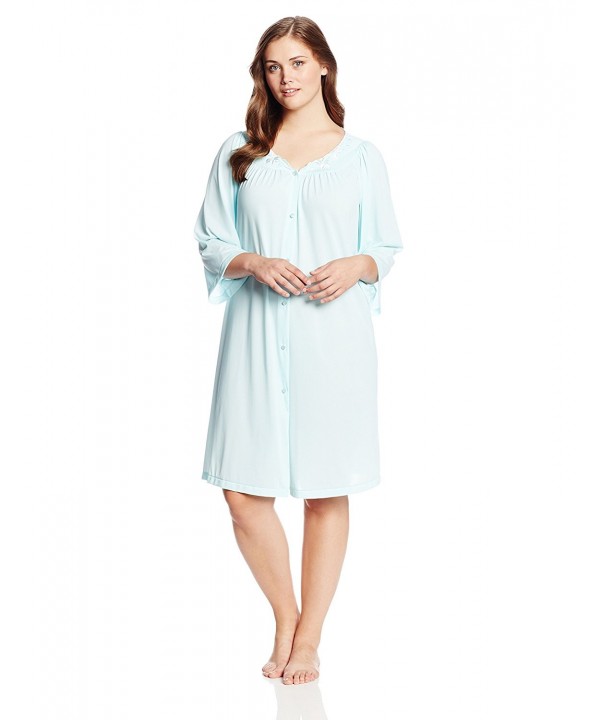 Miss Elaine Womens Plus Size Seafoam