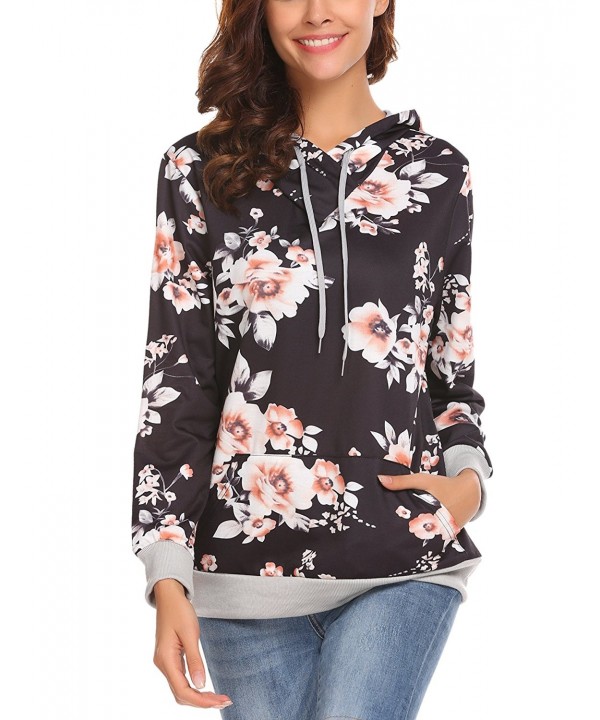 Womens Casual Sleeve Hoodie Pullover
