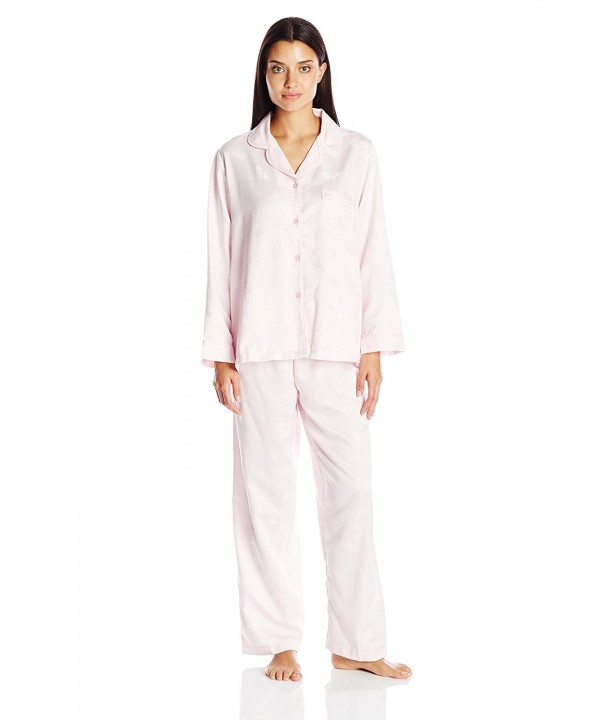 Miss Elaine Womens Brushed Pajamas