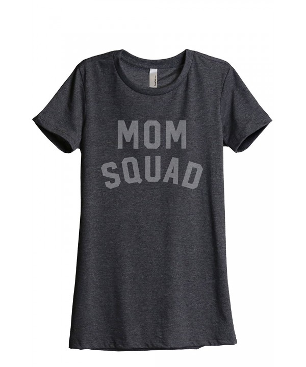Squad Womens Relaxed T Shirt Charcoal