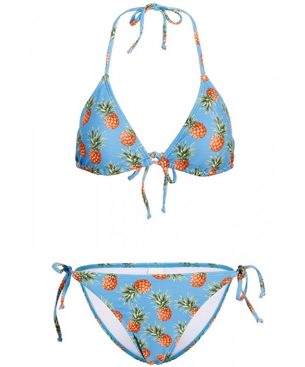 Pretty Attitude Turquoise Pineapple Swimsuit