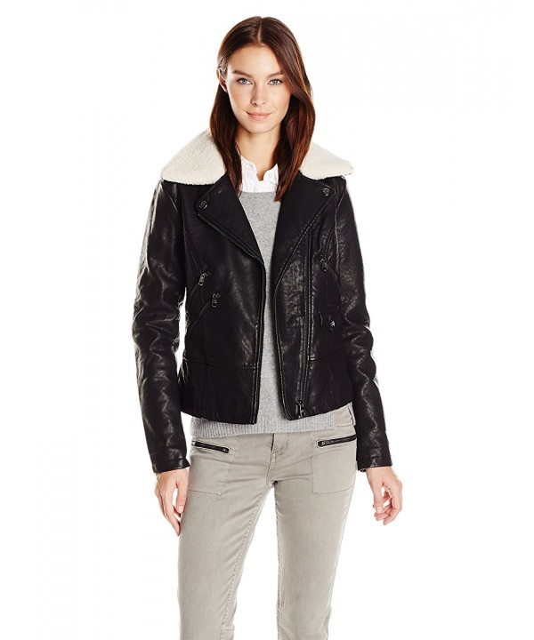 Steve Madden Womens Asymmetrical Jacket