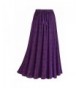 Womens Over Dyed Maxi Skirt Waistband