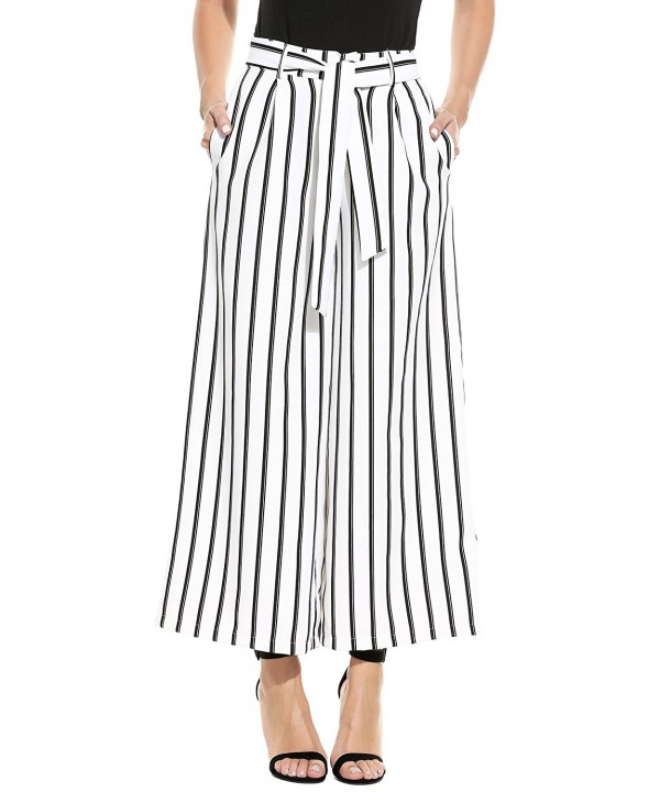 Flyerstoy Casual Striped Vintage Palazzo